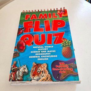 Family Flip Quiz book Fun Facts and more.